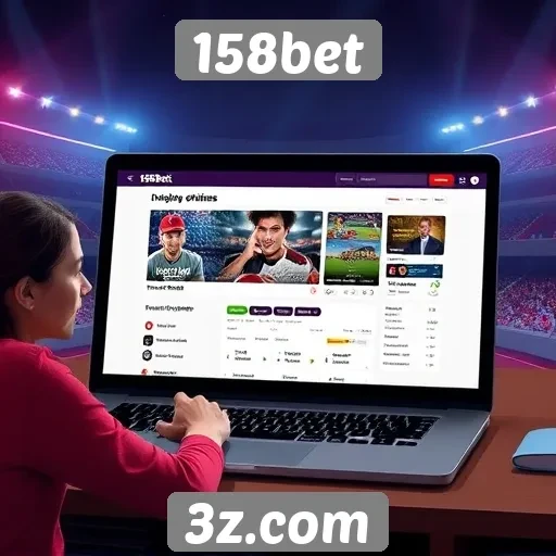 Avaliação das funcionalidades do site 158bet