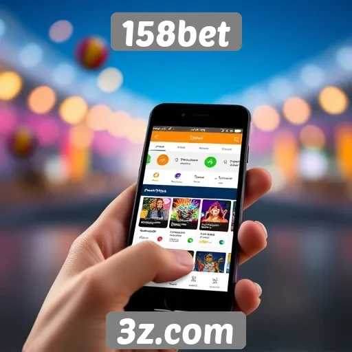 Experiência mobile do site 158bet para usuários