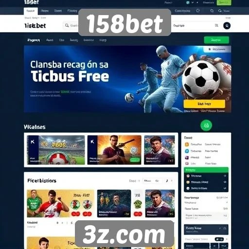 Interface do usuário e experiência no site 158bet